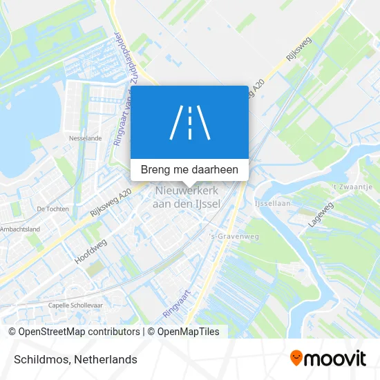Schildmos kaart