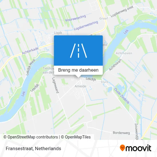 Fransestraat kaart
