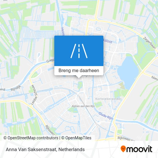 Anna Van Saksenstraat kaart