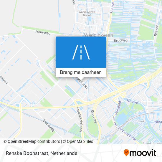 Renske Boonstraat kaart