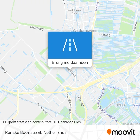 Renske Boonstraat kaart