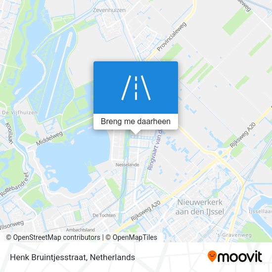 Henk Bruintjesstraat kaart