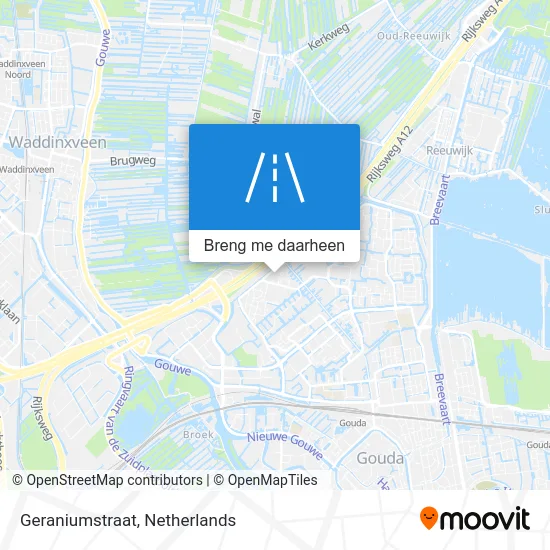 Geraniumstraat kaart