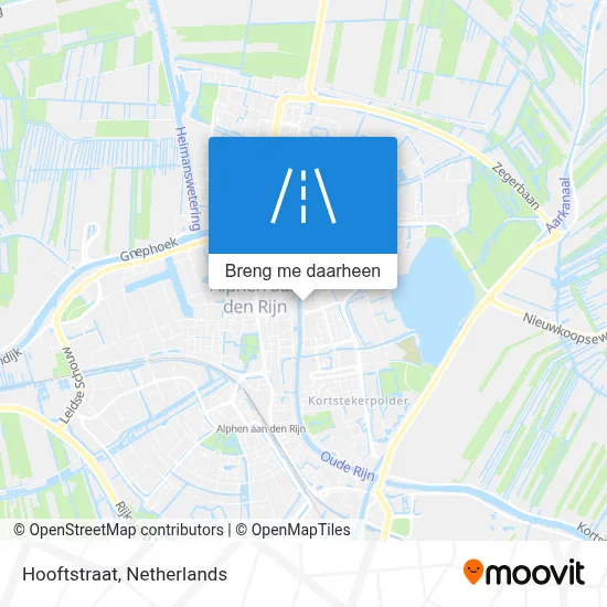 Hooftstraat kaart