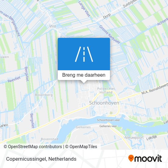 Copernicussingel kaart