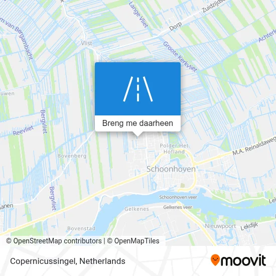 Copernicussingel kaart