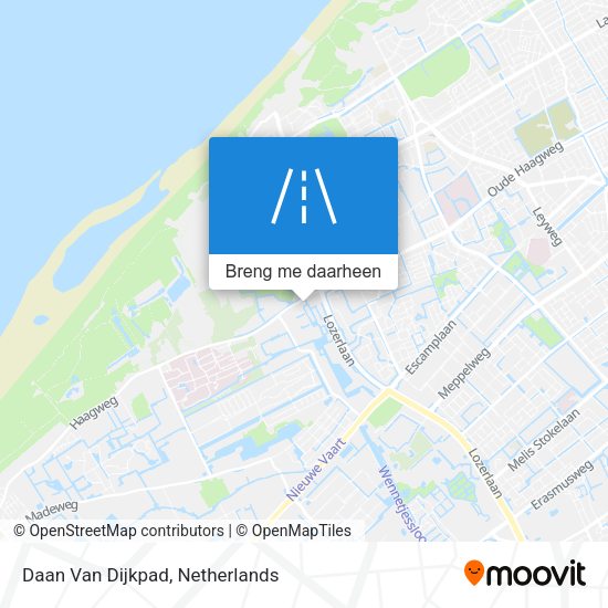 Daan Van Dijkpad kaart