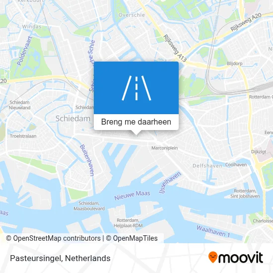Pasteursingel kaart