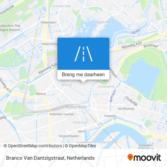 Branco Van Dantzigstraat kaart