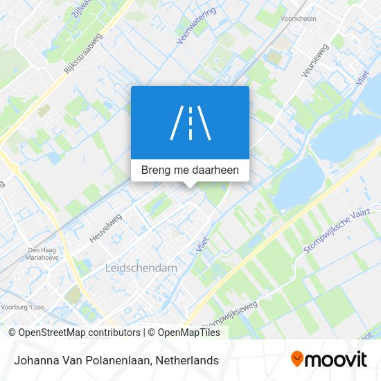 Johanna Van Polanenlaan kaart