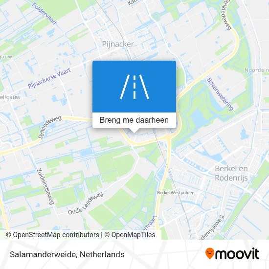 Salamanderweide kaart