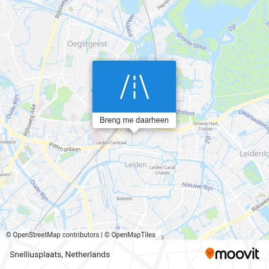 Snelliusplaats kaart