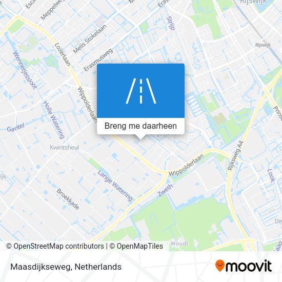 Maasdijkseweg kaart