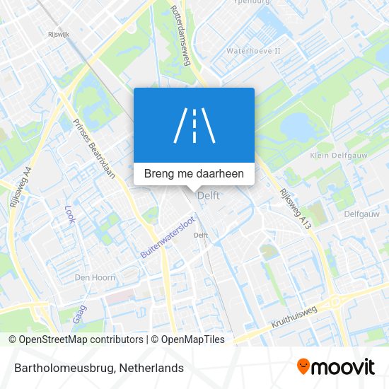 Bartholomeusbrug kaart