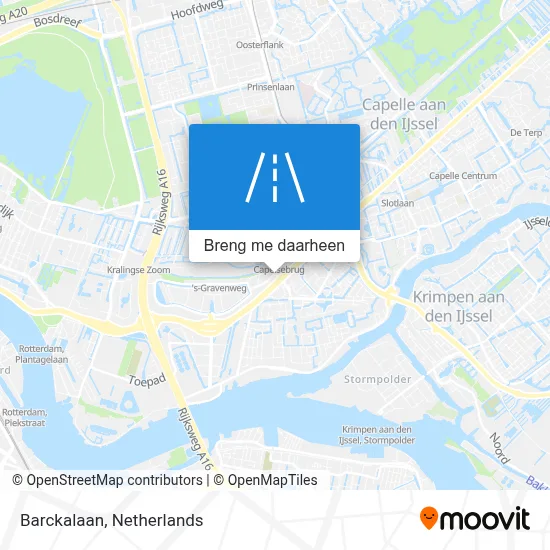 Barckalaan kaart