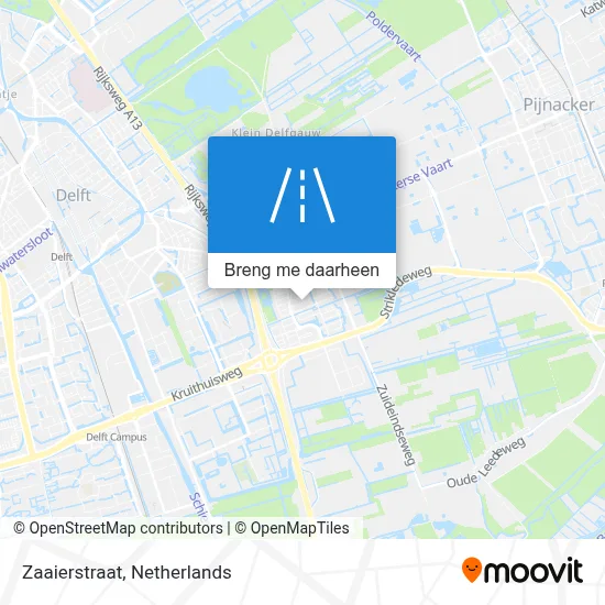 Zaaierstraat kaart
