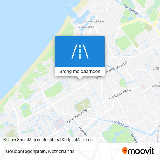 Goudenregenplein kaart