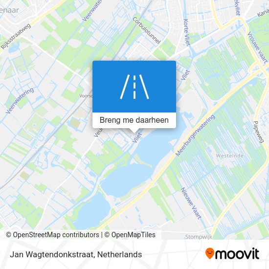Jan Wagtendonkstraat kaart