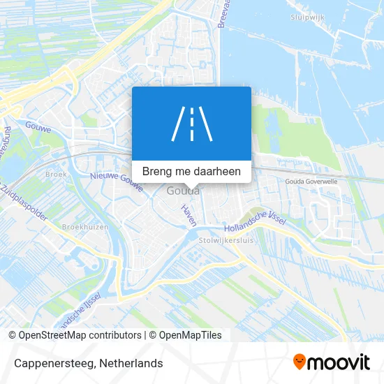 Cappenersteeg kaart
