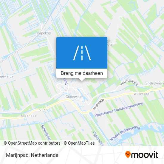 Marijnpad kaart