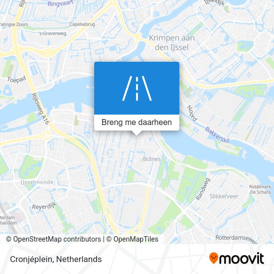 Cronjéplein kaart