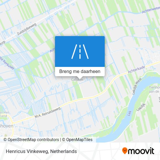 Henricus Vinkeweg kaart