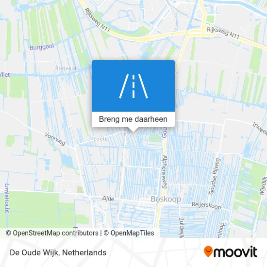 De Oude Wijk kaart