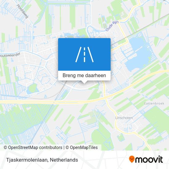 Tjaskermolenlaan kaart
