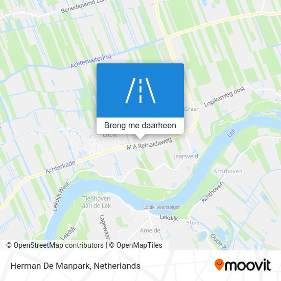 Herman De Manpark kaart