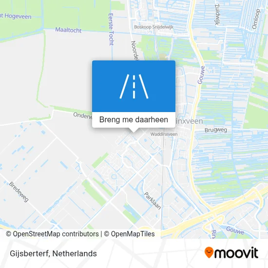 Gijsberterf kaart