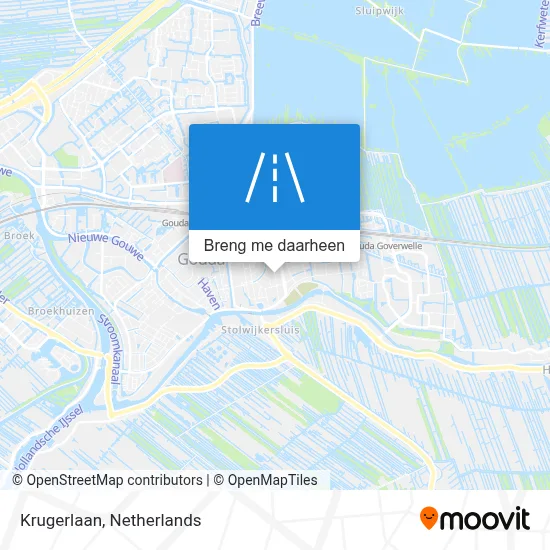 Krugerlaan kaart