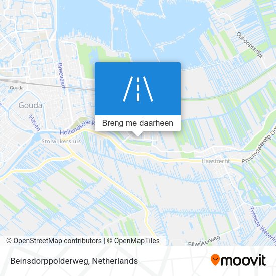 Beinsdorppolderweg kaart