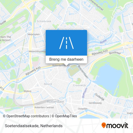 Soetendaalsekade kaart