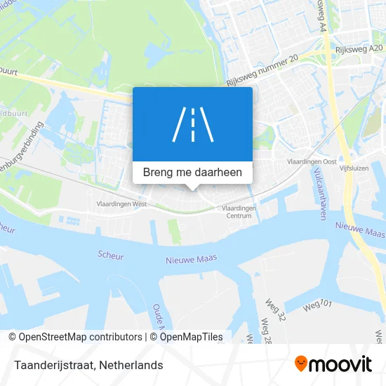 Taanderijstraat kaart