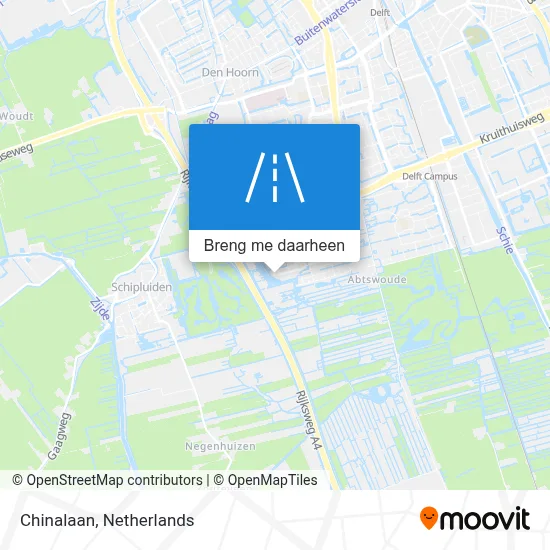 Chinalaan kaart