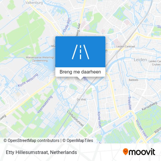 Etty Hillesumstraat kaart