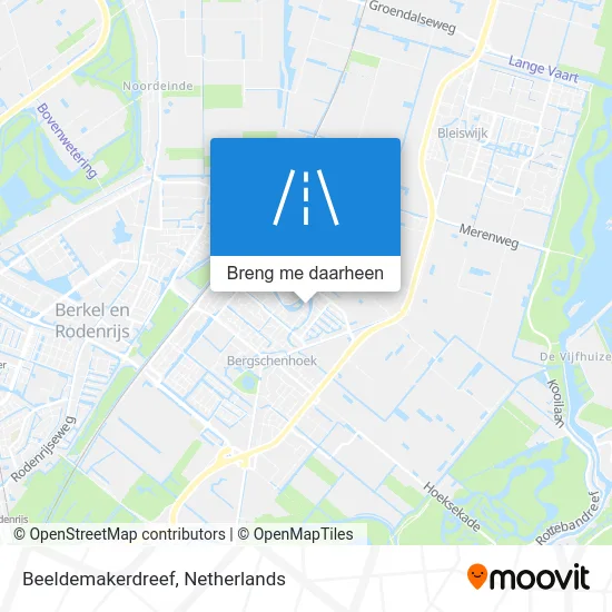 Beeldemakerdreef kaart