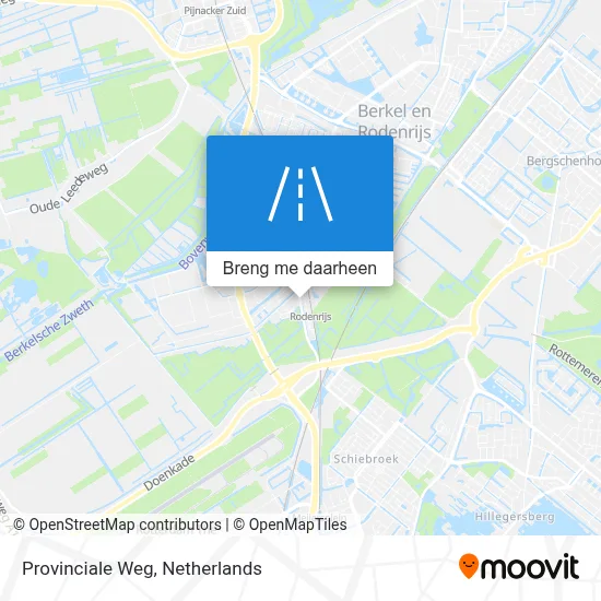 Provinciale Weg kaart