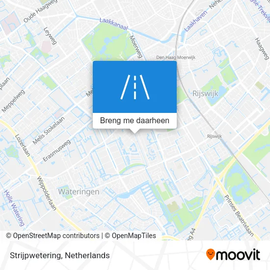 Strijpwetering kaart