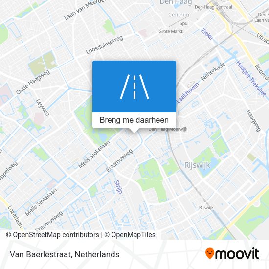 Van Baerlestraat kaart