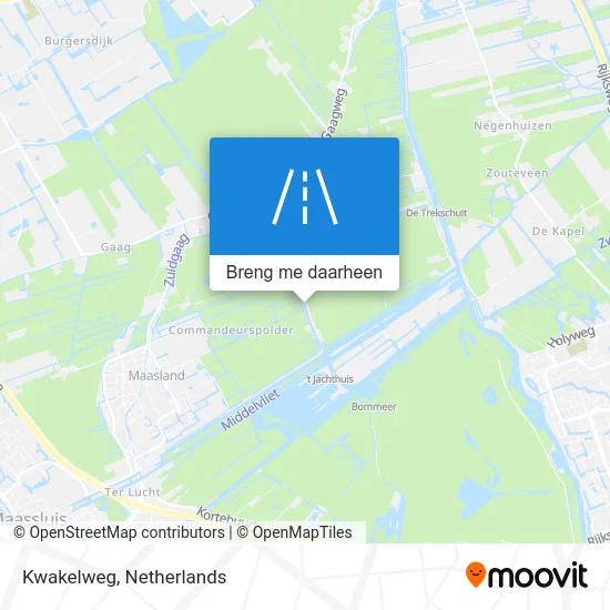 Kwakelweg kaart
