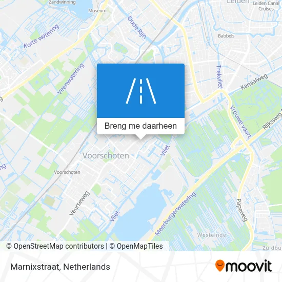 Marnixstraat kaart