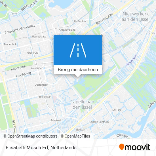 Elisabeth Musch Erf kaart