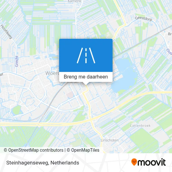 Steinhagenseweg kaart