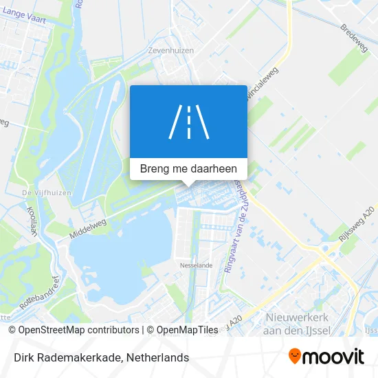 Dirk Rademakerkade kaart