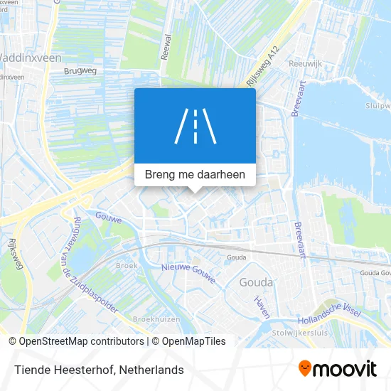 Tiende Heesterhof kaart