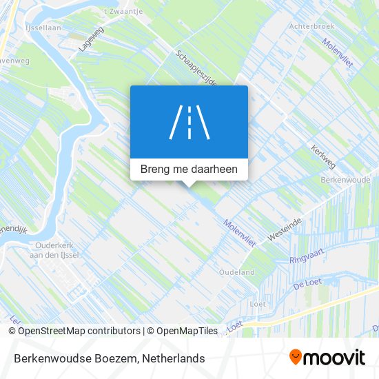 Berkenwoudse Boezem kaart