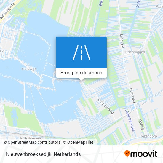 Nieuwenbroeksedijk kaart