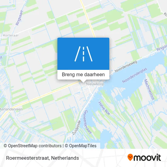 Roermeesterstraat kaart