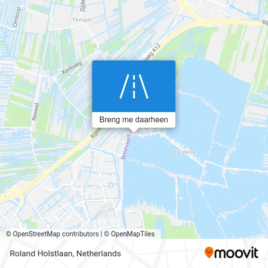 Roland Holstlaan kaart
